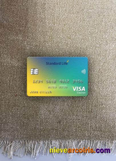 United Kingdom Standard Life bank visa electron card photolook
